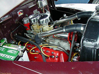 59AB flathead with dual carburetors in a 1946 coupe