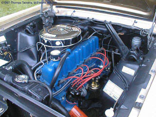 Another Sprint 200 engine with newer air cleaner cover and after-market spark plug wires