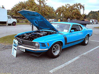 1970 Grabber Blue Boss 302 Mustang