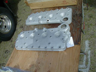Aluminum 8CM heads by Ford for later Mercury V8 engines