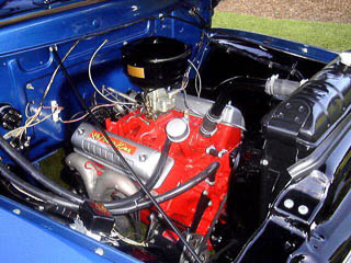 Power King 317 Y-block engine in 1955 Ford F-100. Photo courtesy of Howard Tarnoff.