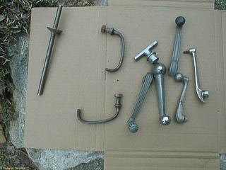 Other handles found in the truck