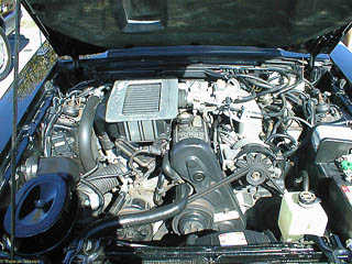 Turbocharged 4 cylinder engine in SVO Mustang