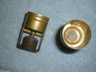 New "Old Stock" (NOS) in-line thermostats for 1932-1936 Ford flathead V8 engine
