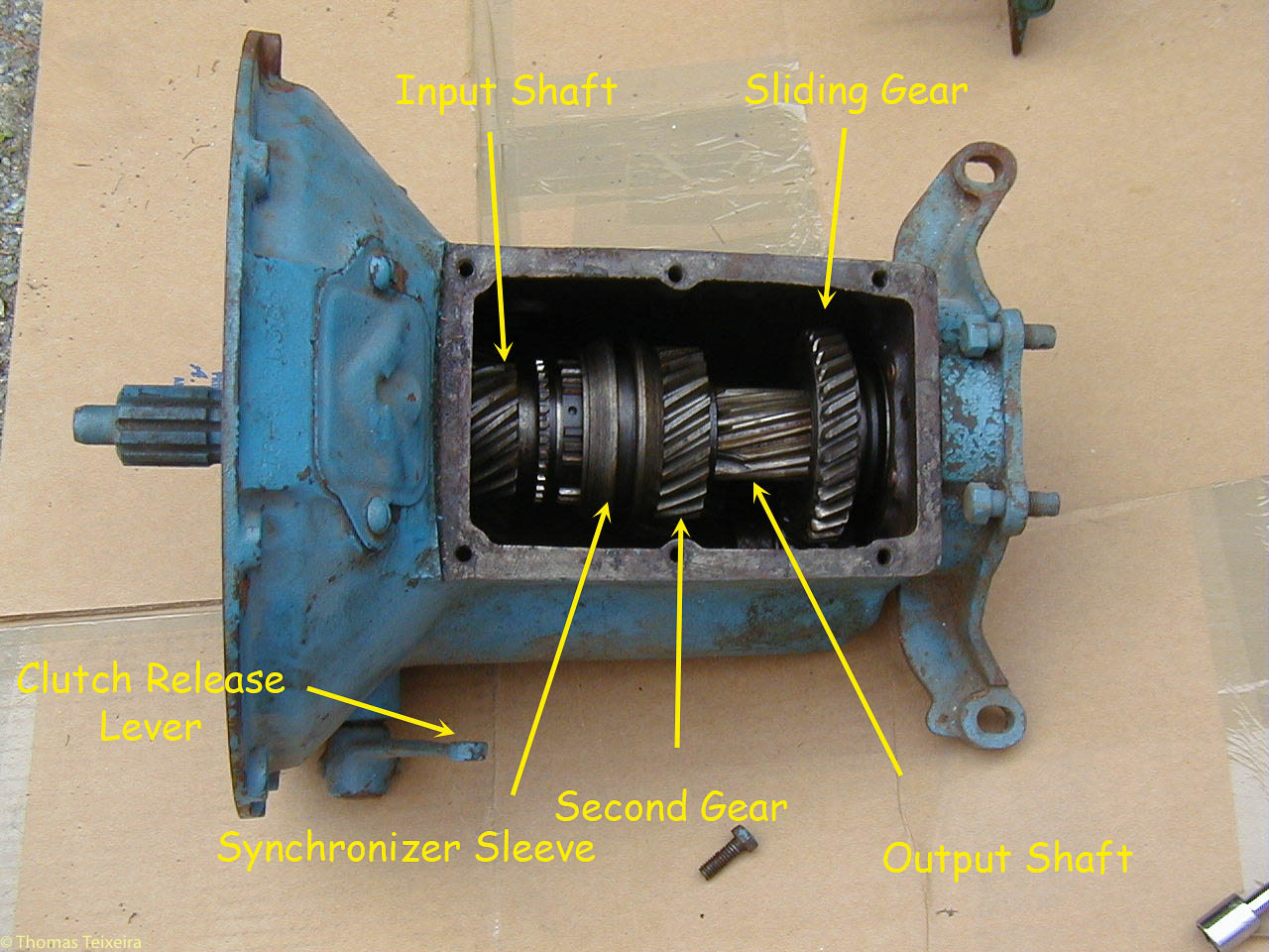 1932-48 Ford flathead transmission shift tower gasket top loader 3 spd