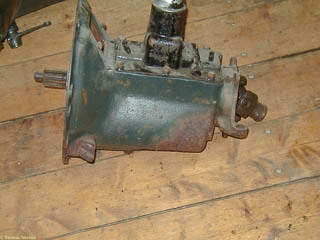Left side view of 1939 Ford V8 transmission