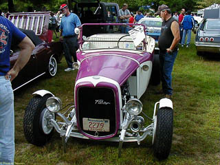 Ford roadster powered by a Pinto engine